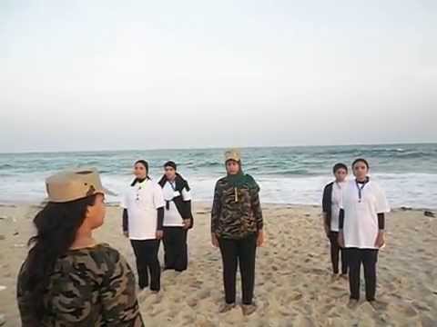 فيديومجندة مصرية تدرب عضوات الحملة في العريش