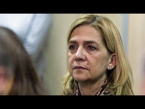 شاهد شقيقة ملك إسبانيا تمثل أمام المحكمة