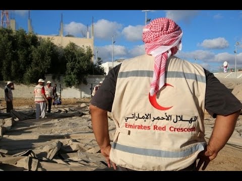 بالفيديو الهلال الأحمر الإماراتي يتعهد بالمشاركة بأي حملة لإعادة إعمار العراق