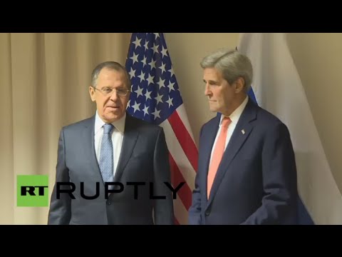 بالفيديولافروف وكيري يبحثان آفاق إطلاق المفاوضات السورية