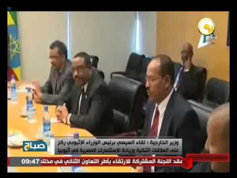 وزير الخارجية  يؤكد أن  لقاء السيسي برئيس الوزراء الإثيوبي ركز على العلاقات الثنائية وزيادة الاستثمارات