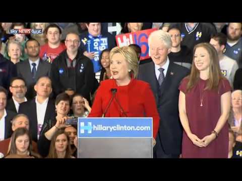 شاهد تنافس محموم بين كلينتون وساندرز في المعسكر الديمقراطي