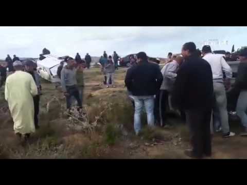 شاهد حادثة سير تسفر عن إصابات خطيرة في المغرب