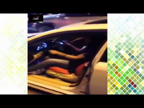 فتاة سعودية تقود سيارتها في جدة