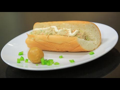شاهدطريقةعمل سندويتش معجون التونة بالليمون المعصفر