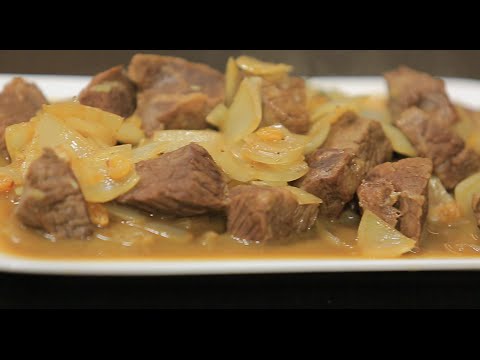 طريقة عمل مكعبات اللحمة بالزبيب