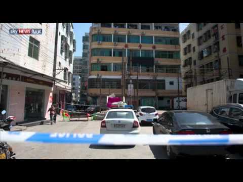 شاهد صيني يطعن 10 طلاب وينتحر