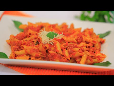 طريقة عمل صوص أحمر بالريحان والبارميزان