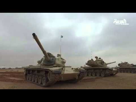 شاهد مناورات رعد الشمال في السعودية