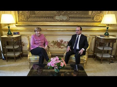 هولاند وميركل يؤكدان ضرورة حماية حدود الاتحاد الأوروبي