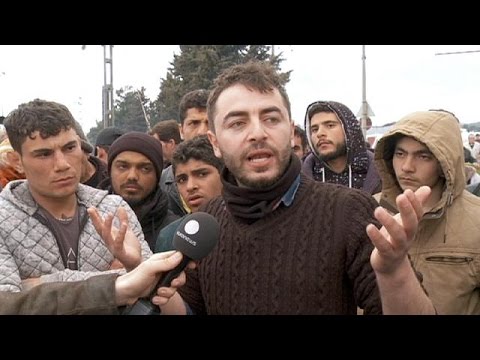 شاهد اللاجئون يتحدّون اليأس والبرد في إيدوميني