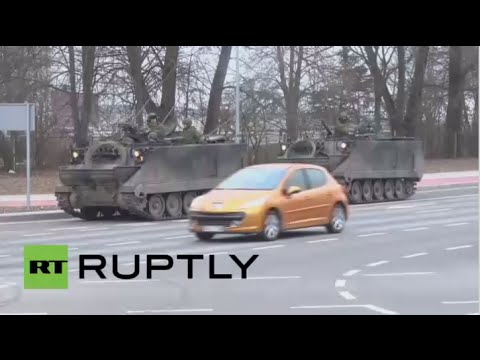 الجيش الليتواني يجري تدريباته العسكرية السنوية في مدينة كلايبيدا شرقي البلاد