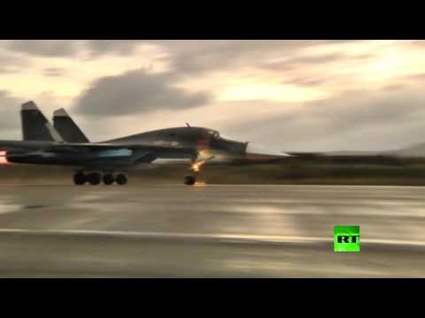 الدفعة الأولى من الطائرات العسكرية الروسية تغادر قاعدة حميميم السورية
