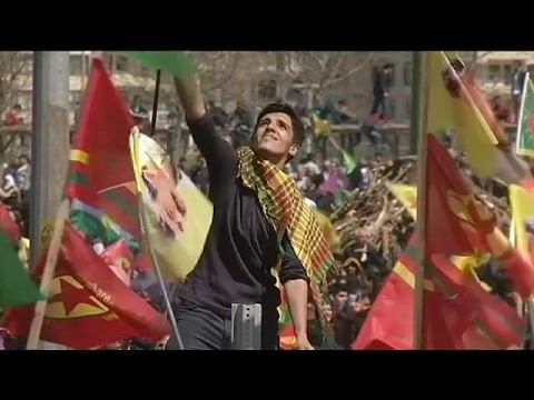 احتفالات الأكراد بعيد النوروز في دياربكر