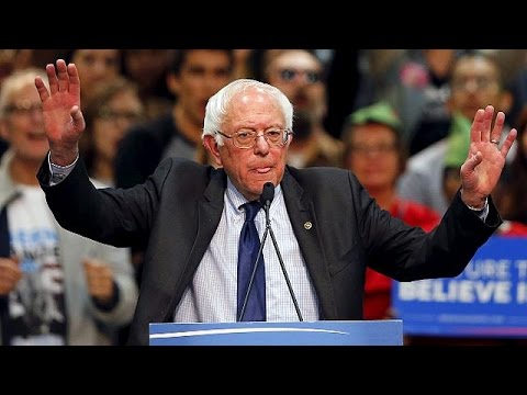 ساندرز يستعد لمناظرة كلينتون في عقردارها في نيويورك