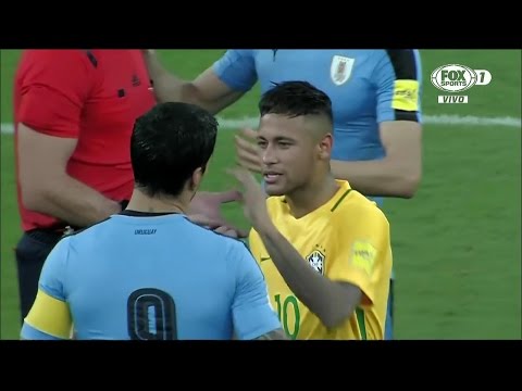 هزار نيمار وسواريز يخطف الأضواء أكثر من مباراة البرازيل وأورغواى