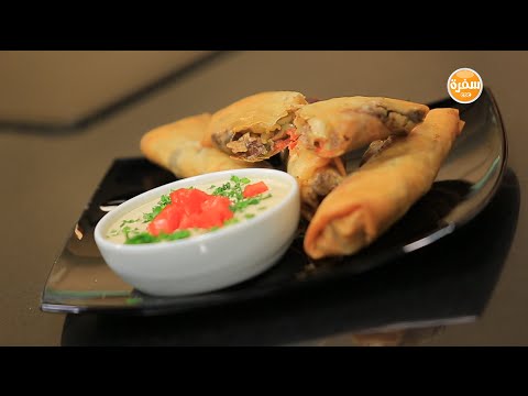 طريقة عمل سبرنج رولز شاورما