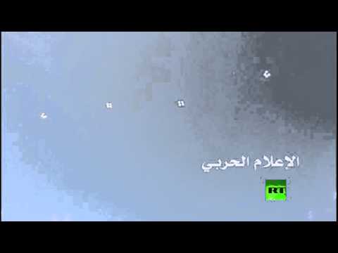 القوات الروسية تلقي بالمساعدات الإنسانية فوق دير الزور