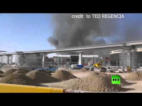 السلطات القطرية تخمد حريقًا كبيرًا في احد المجمعات التجارية