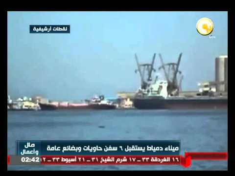 ميناء دمياط يستقبل 6 سفن حاويات وبضائع عامة