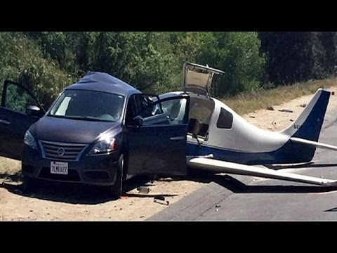 مقتل سيدة وإصابة 5 في تحطم طائرة صغيرة في كاليفورنيا