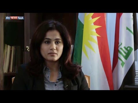 شاهد حقوقية كردية تتسلم منصب قائم مقام حلبجة