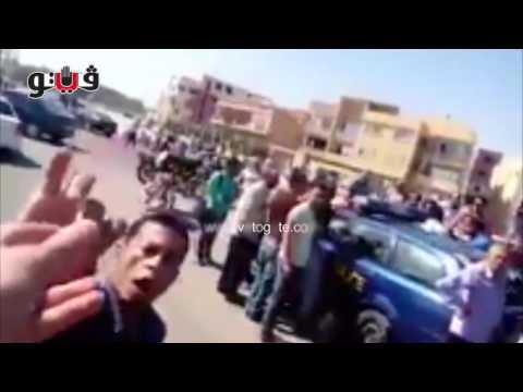 بالفيديو فوارغ الطلقات المتسببة في مقتل بائع التجمع