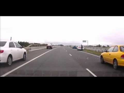 شاهد كنغر يسبب فوضى وحادث على الطريق السريع في أستراليا