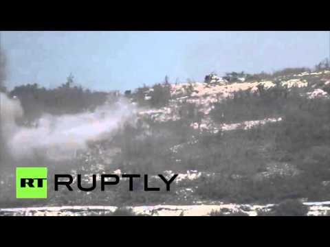 شاهد معارك الجيش السوري على تلال شمال اللاذقية