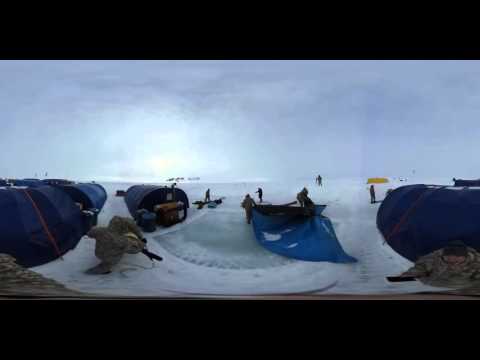 القطب الشمالي بتقنية 360