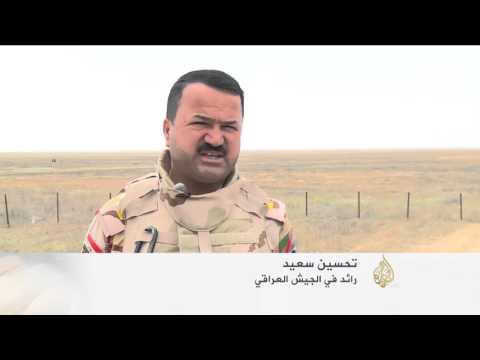 شاهد الجيش العراقي يسيطر على قرية جنوب الموصل