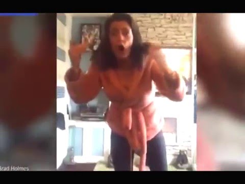 بالفيديو شاب بريطاني يفاجئ خطيبته بقص شعرها وهي نائمة