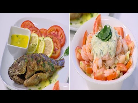 سمك بلطي بالليمون والزبدة