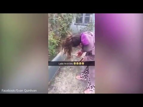 بالفيديوشاهد فتاة تتعرض لموقف محرج بسبب شعرها