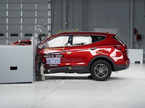اختبار التصادم الرسمي لهيونداي سنتافي 2017