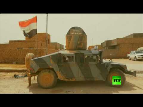 بالفيديو الجيش العراقي يدخل مدينة الرطبة غرب البلاد