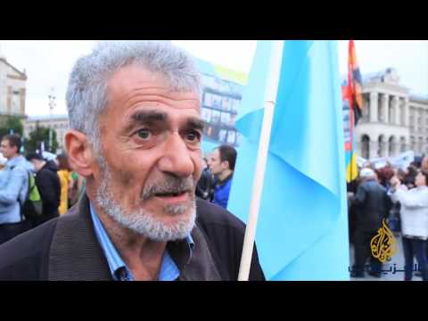 بالفيديو تتار القرم يحيون ذكرى التهجير مع ألم الاحتلال