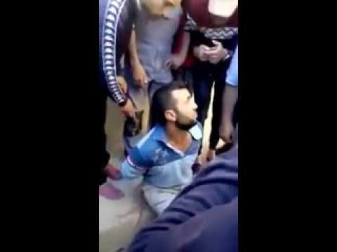 بالفيديو لحظة القبض على أحد اللصوص