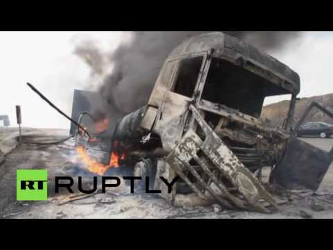 شاهد مقتل 6 جنود في انفجار جنوب شرق تركيا