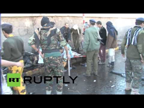 الانفجار الذي هزّ مبنى كلية الشرطة في صنعاء