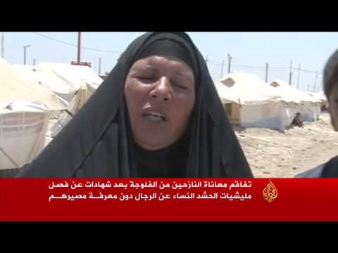 بالفيديو تفاقم معاناة النازحين من الفلوجة في العراق