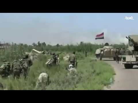 بالفيديو القوات العراقية تتقدم وتنزع ألغام داعش من الفلوجة