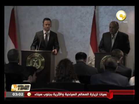 بالفيديو وزير الخارجية المصري يبحث مع نظيره المجري سبل تعزيز علاقات التعاون بين البلدين