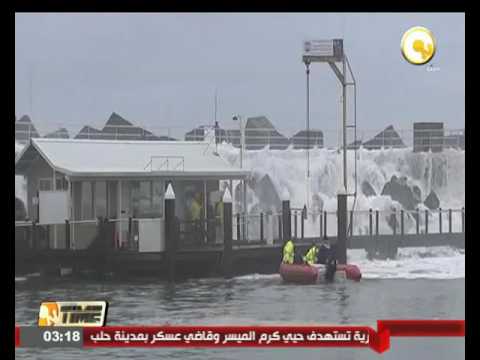 شاهد إجلاء المئات في أستراليا بسبب السيول والرياح العاتية