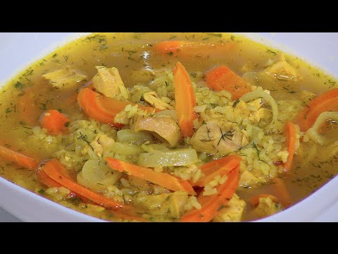 طريقة عمل شوربة الدجاج بالارز و الكاري