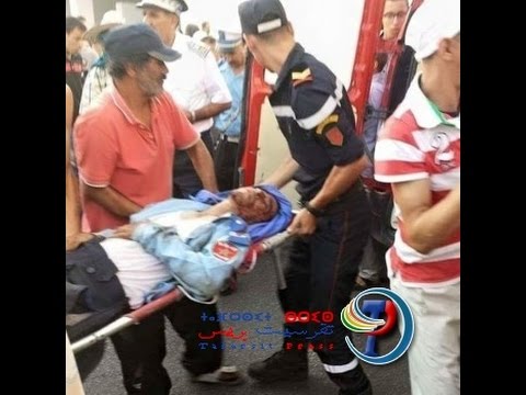 بالفيديوشاهد شرطي آخر يتعرض للدهس في طنجة