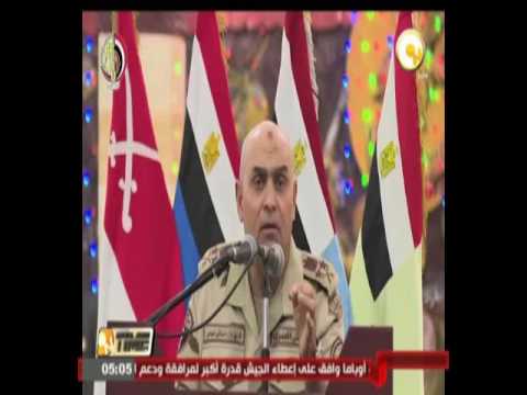 بالفيديو شاهد وزير الدفاع المصري يؤكد تصدي القوات المسلحة لمن يمس حدود مصر
