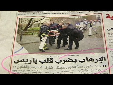صحافيو مصر يدينون اعتداء شارلي إبيدو