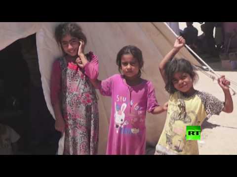 آلاف النازحين من الفلوجة يتوافدون إلى المخيمات