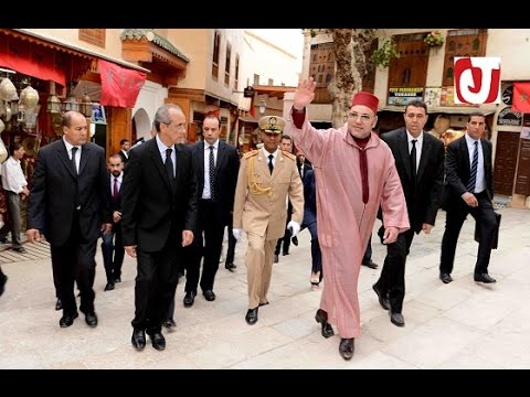 بالفيديو الملك محمد السادس يزور عددًا من  المواقع التاريخية
